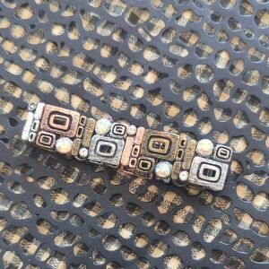 Premier Designs Retired Century Tricolor Stretch Bracelet